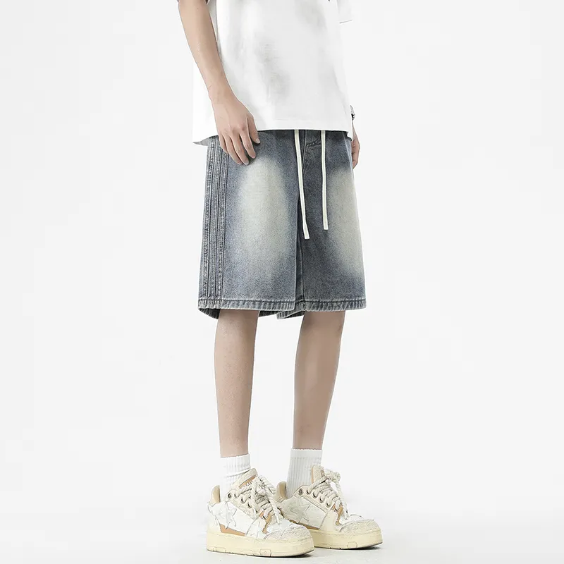 Dme Denim Shorts Unisex-4
