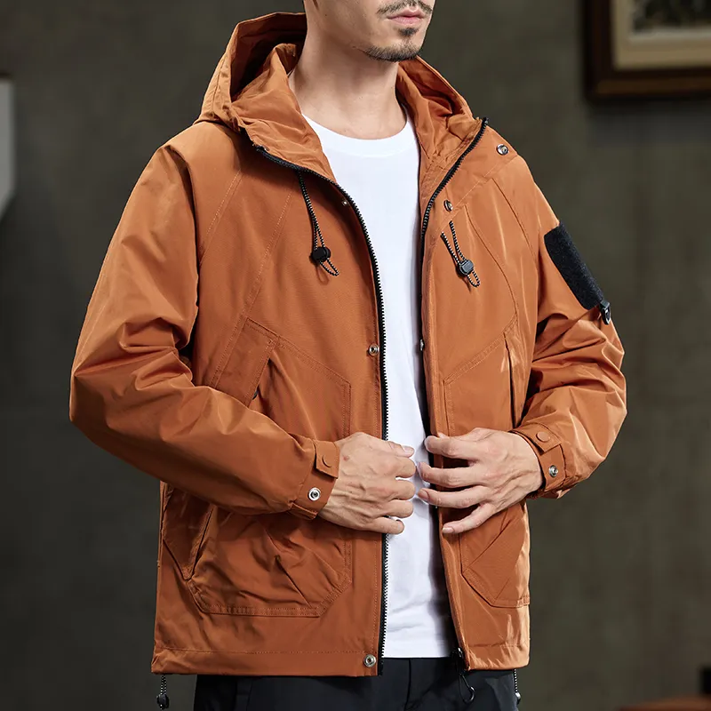 【dme】 Water Resistant Windproof Quick Drying Cold Resistant Windbreaker Jacket Unisex-21