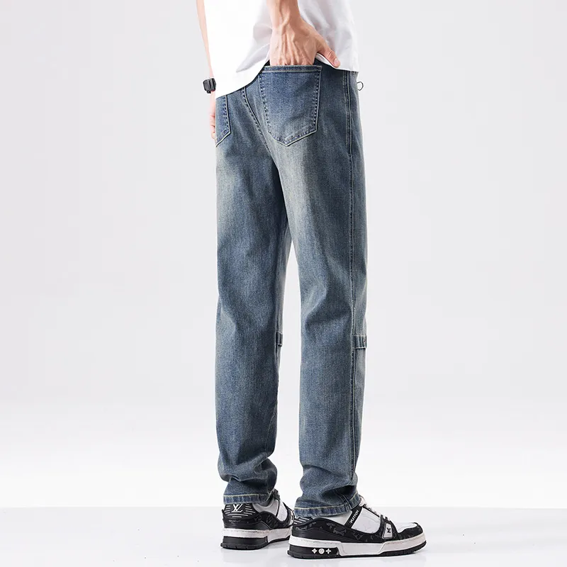 【dme】 Jeans Men's Nostalgic Blue-4