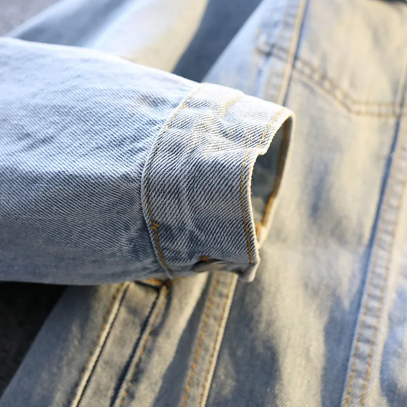 【dme】 Denim Jacket Unisex Light Blue-6
