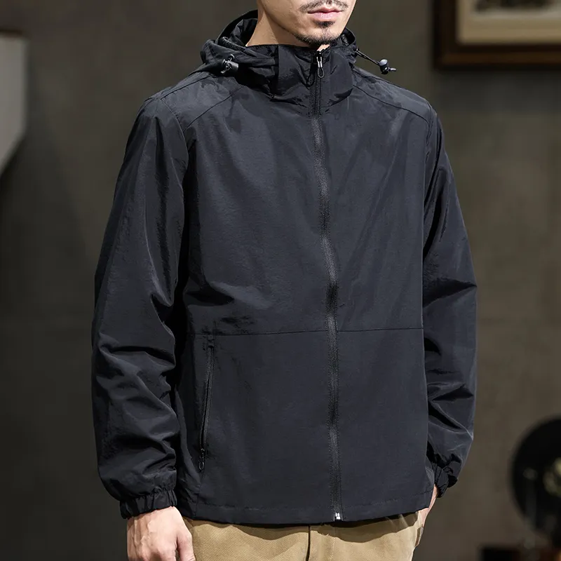 【dme】 Water Resistant Windproof Quick Drying Cold Resistant Windbreaker Jacket Unisex-3