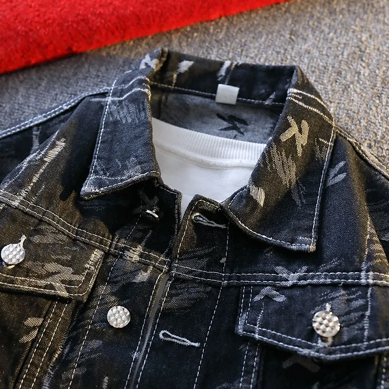 【dme】 Denim Jacket Unisex Black-3