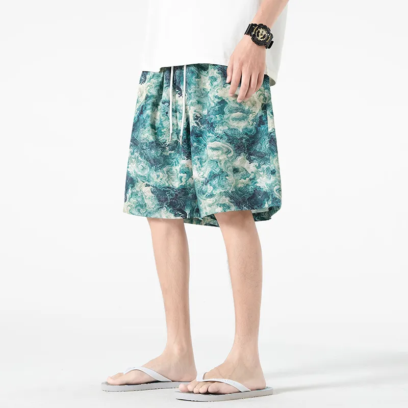 【dme】 Casual Shorts Unisex Sri Lanka Green-7