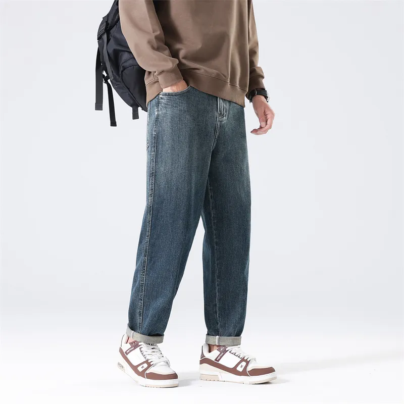【dme】 Jeans Men's Nostalgic Green-4