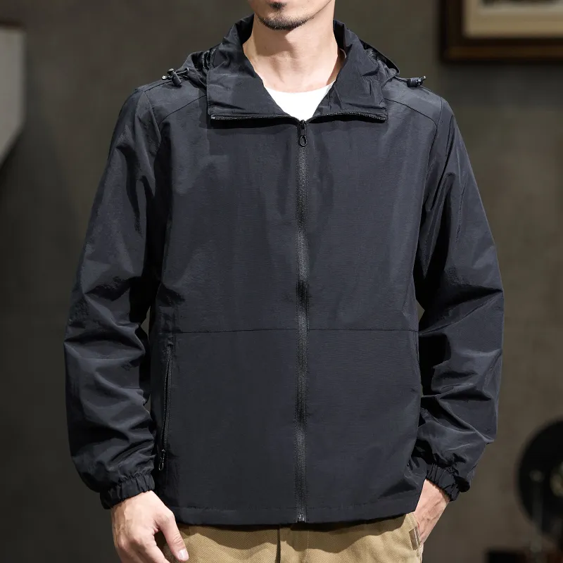 【dme】 Water Resistant Windproof Quick Drying Cold Resistant Windbreaker Jacket Unisex-1