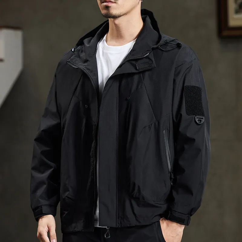 【dme】 Water Resistant Windproof Quick Drying Cold Resistant Windbreaker Jacket Unisex-3