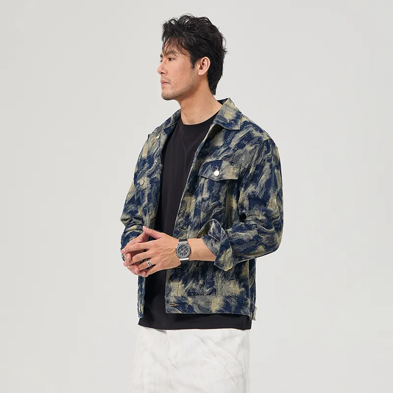 【dme】 Denim Jacket Unisex Royal Blue-5