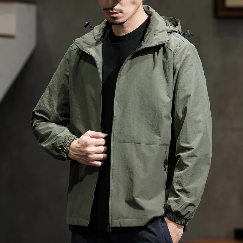 【dme】 Water Resistant Windproof Quick Drying Cold Resistant Windbreaker Jacket Unisex-25