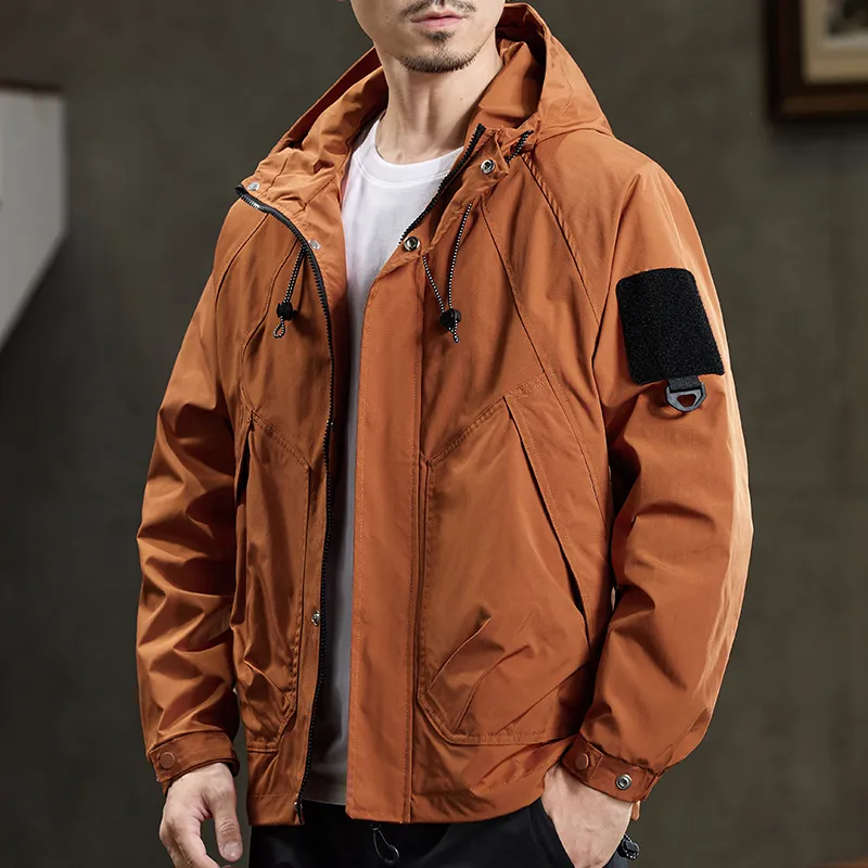 【dme】 Water Resistant Windproof Quick Drying Cold Resistant Windbreaker Jacket Unisex-23