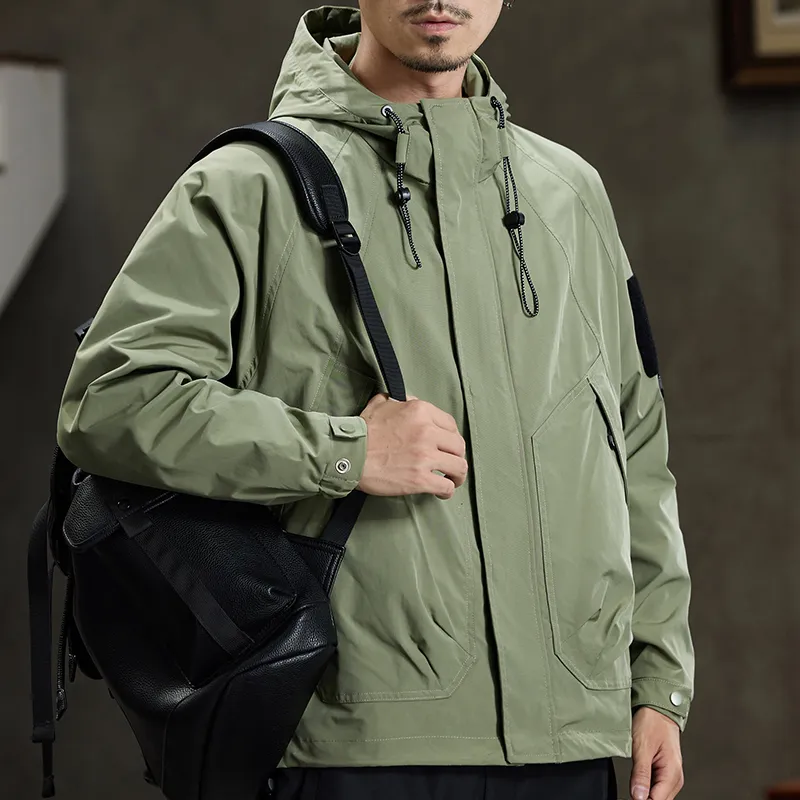 【dme】 Water Resistant Windproof Quick Drying Cold Resistant Windbreaker Jacket Unisex-8
