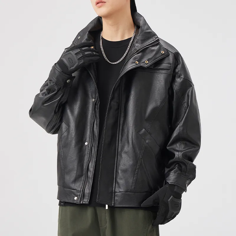 Dme Leather Jackets Unisex-5
