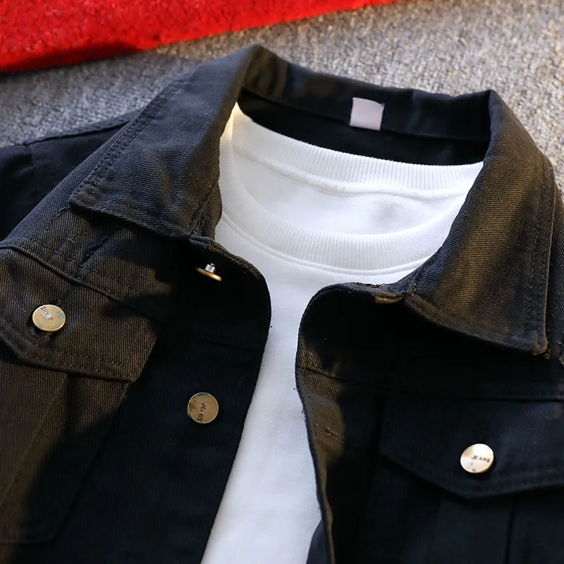 【dme】 Denim Jacket Unisex Black-3