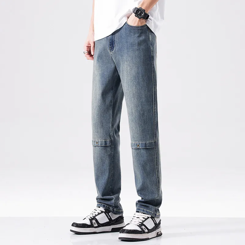 【dme】 Jeans Men's Nostalgic Blue-6