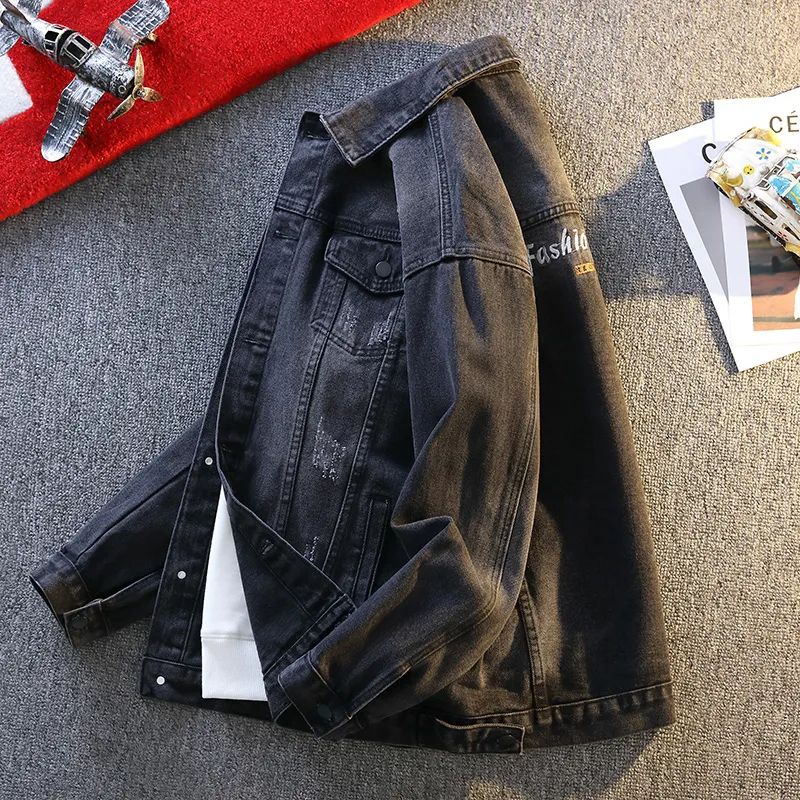 【dme】 Denim Jacket Unisex Black-2