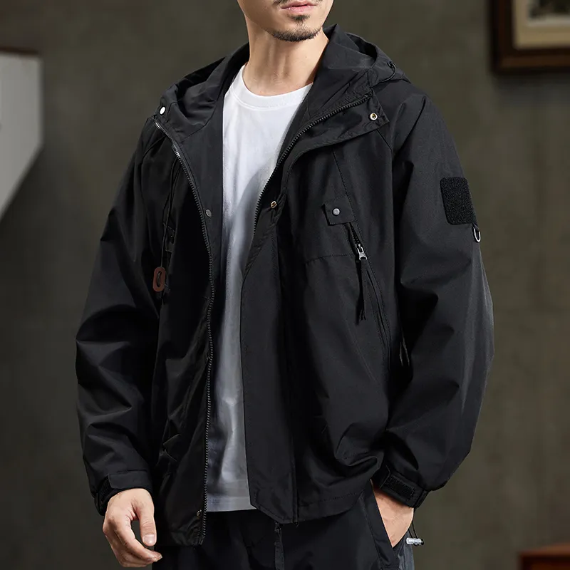 【dme】 Water Resistant Windproof Quick Drying Insulated For Cold Weather Windbreaker Jacket Unisex-2
