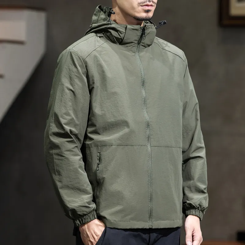 【dme】 Water Resistant Windproof Quick Drying Cold Resistant Windbreaker Jacket Unisex-24