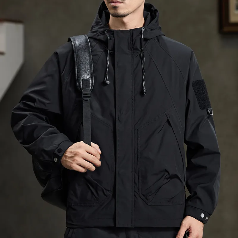 【dme】 Water Resistant Windproof Quick Drying Cold Resistant Windbreaker Jacket Unisex-2