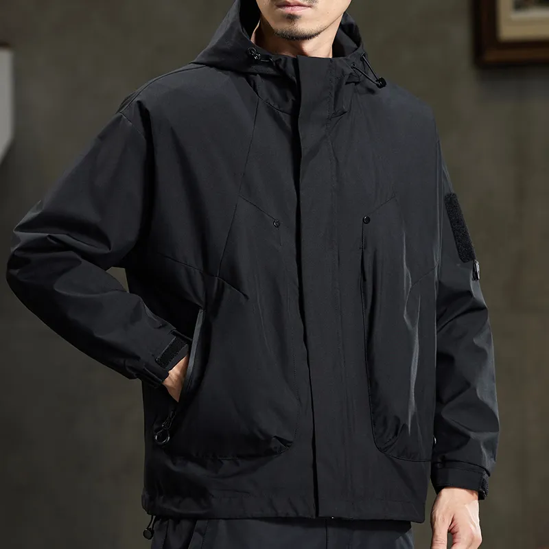【dme】 Water Resistant Windproof Quick Drying Cold Resistant Windbreaker Jacket Unisex-4