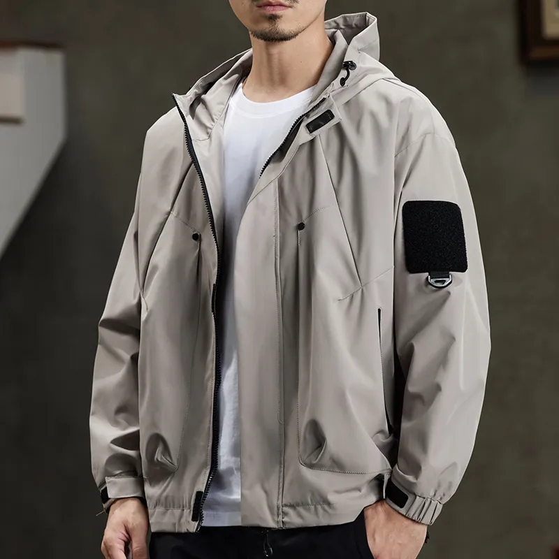 【dme】 Water Resistant Windproof Quick Drying Cold Resistant Windbreaker Jacket Unisex-15