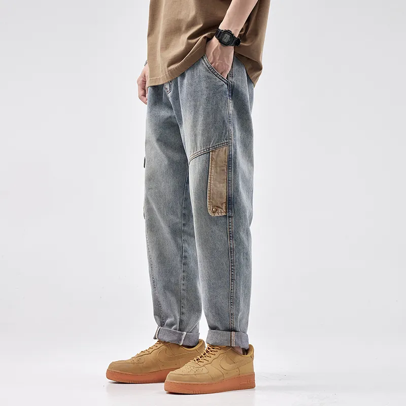 【dme】 Jeans Unisex Vintage Blue-1