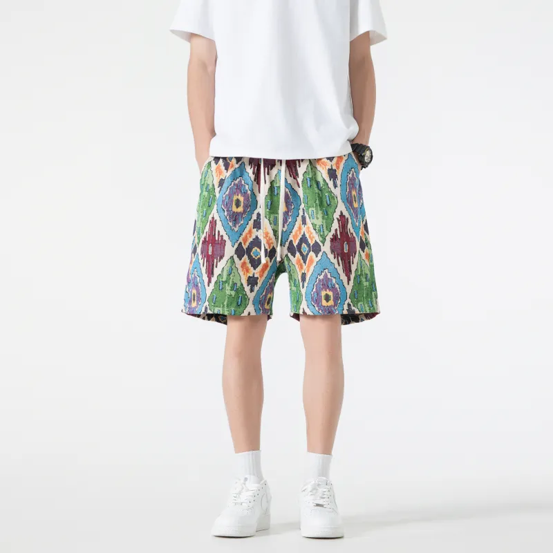 Lind Erki Casual Shorts Unisex Tuscany Blue-2