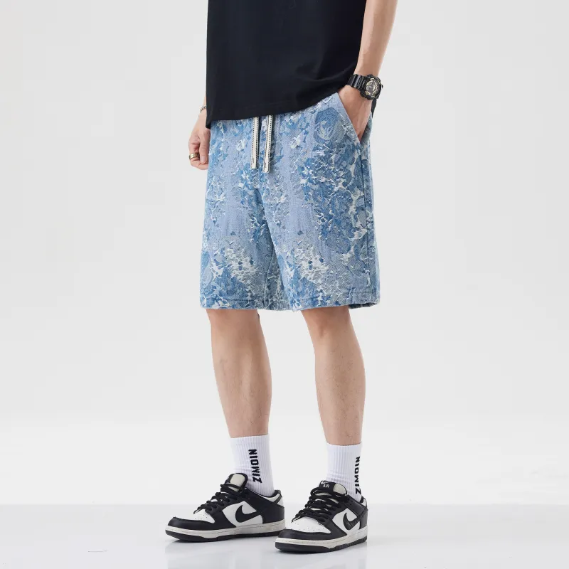 Lind Erki Denim Shorts Unisex-6