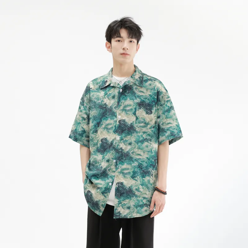 Lind Erki Shirts Unisex Hawaii Green-2