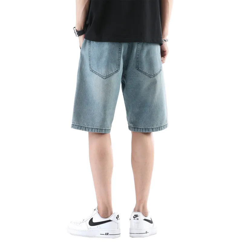Lind Erki Denim Shorts Unisex Blue-3