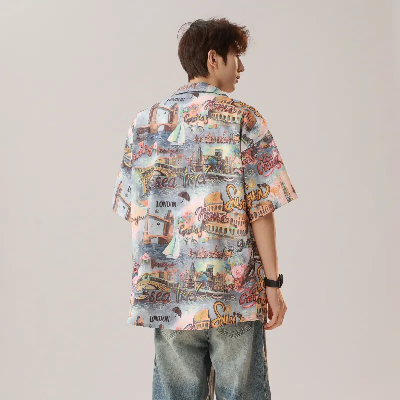 Lind Erki Shirts Unisex Paris Blue-4