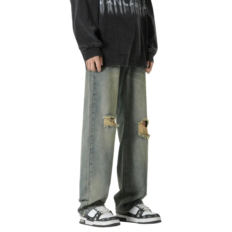 Lind Erki Jeans Unisex Vintage Blue-1
