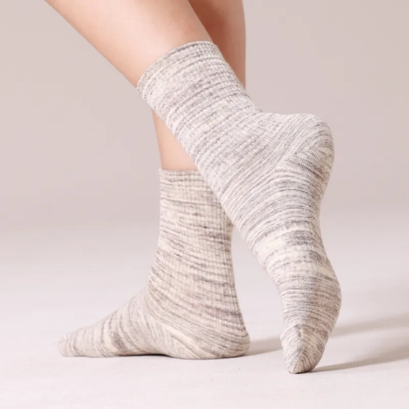 MOJICUSHERCO Mid-Calf Socks Women's 2 Pack-17