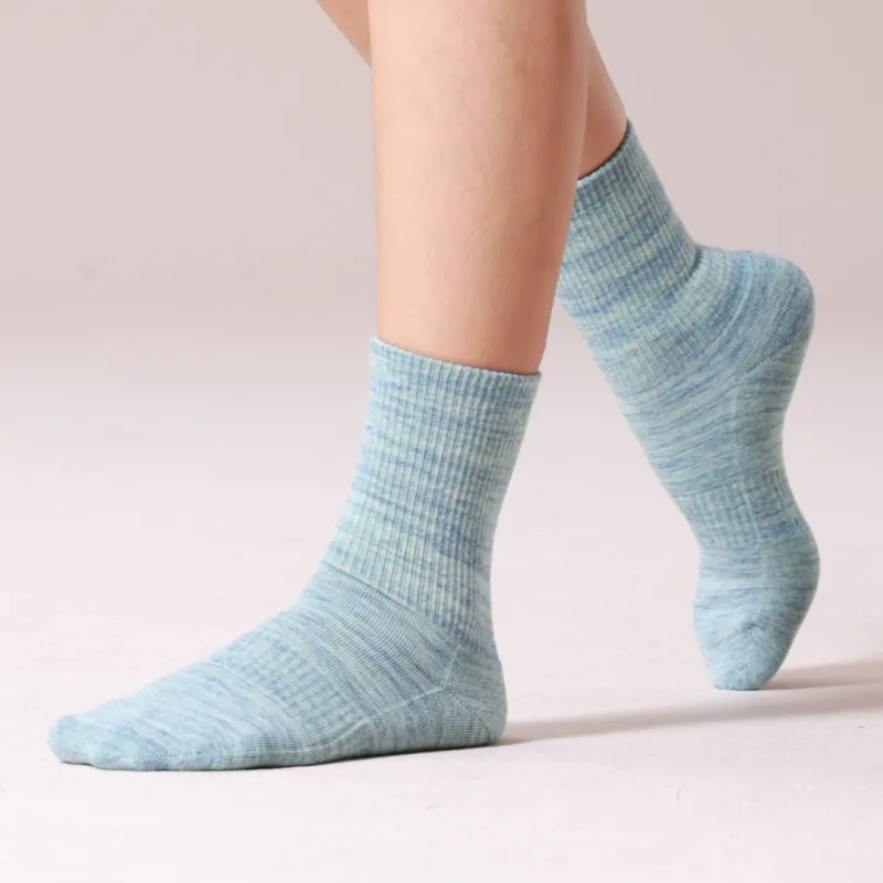 MOJICUSHERCO Mid-Calf Socks Women's 2 Pack-5
