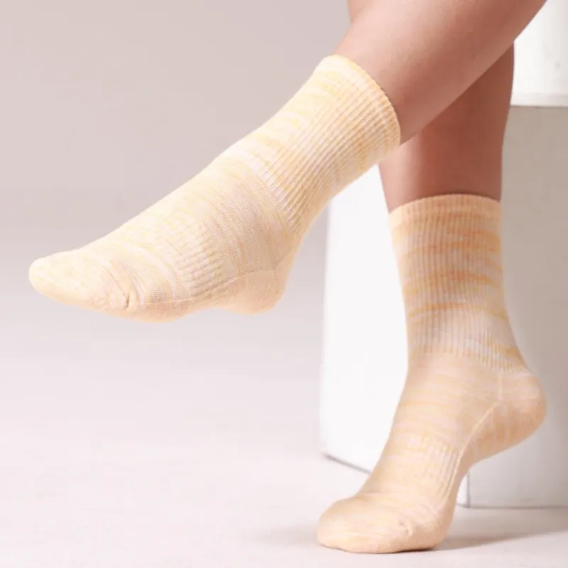 MOJICUSHERCO Mid-Calf Socks Women's 2 Pack-11