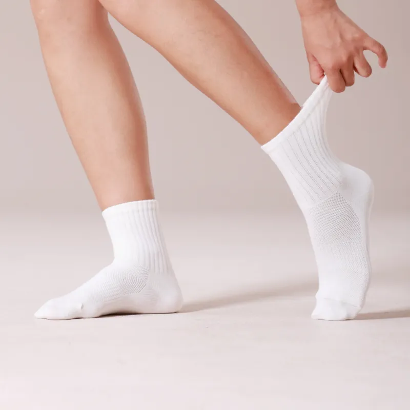 MOJICUSHERCO Mid-Calf Socks Men's 2 Pack-9