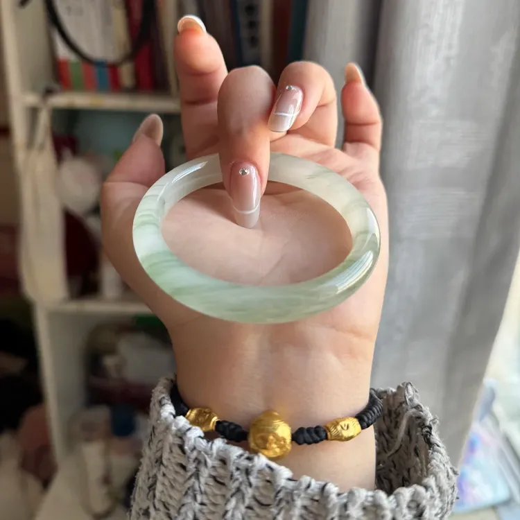QIANYINGXIANG Tianshan Jade Jade Bangles Women's-3