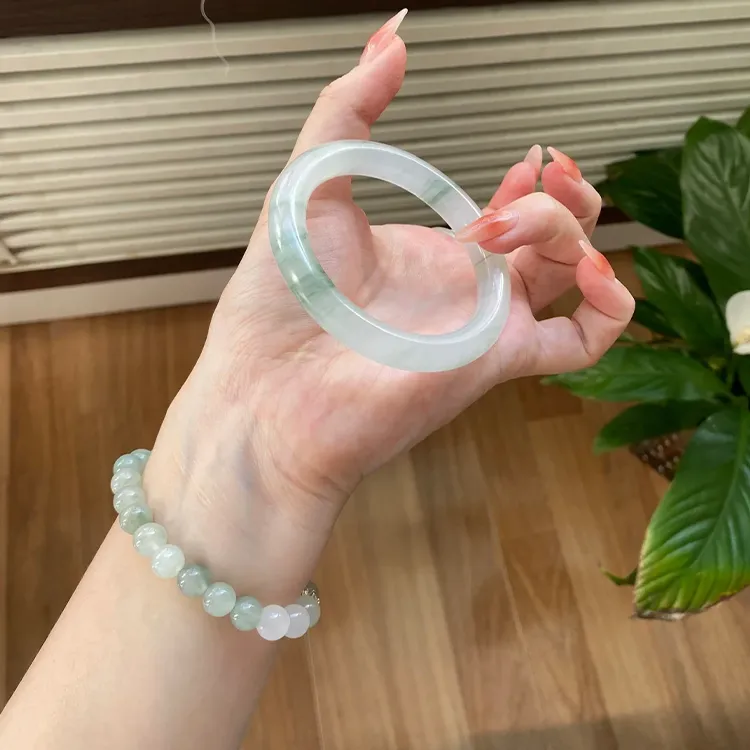 QIANYINGXIANG Tianshan Jade Bangles Women's-4