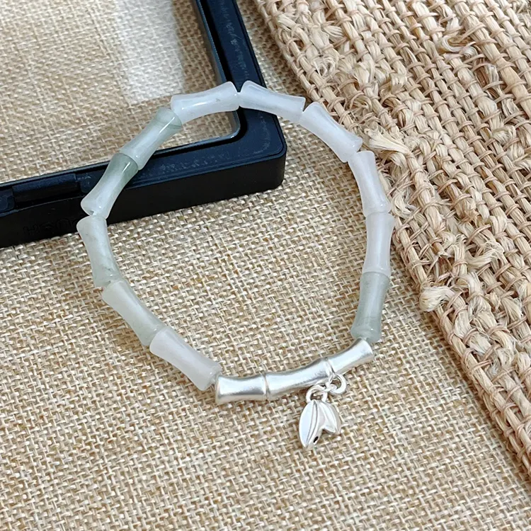 QIANYINGXIANG Tianshan Jade Bracelets Unisex-4