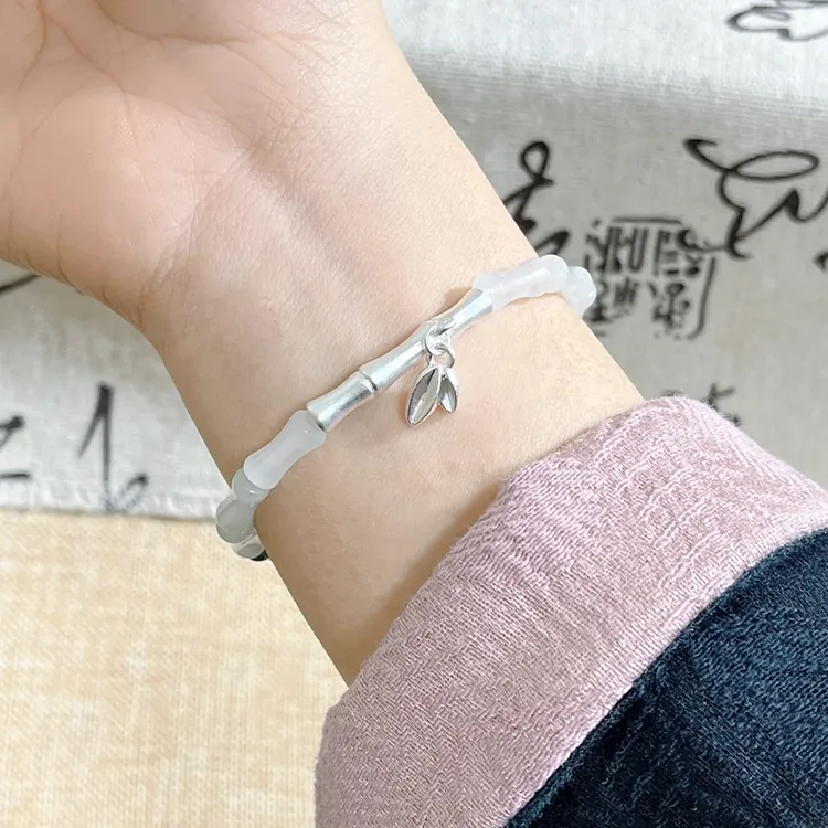QIANYINGXIANG Tianshan Jade Bracelets Unisex-1