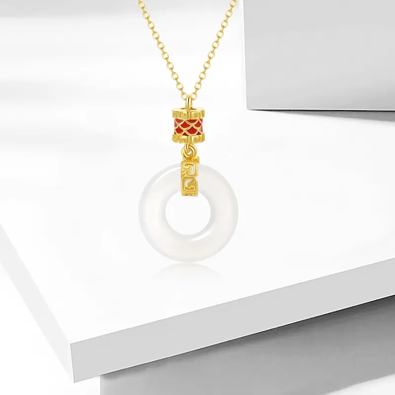 Zhou Jifeng Chalcedony Necklaces Unisex-7