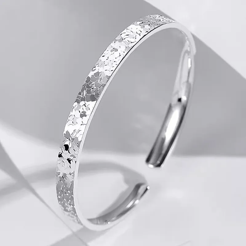 Zhou Jifeng 999 Fine Silver Bangles Women's-2