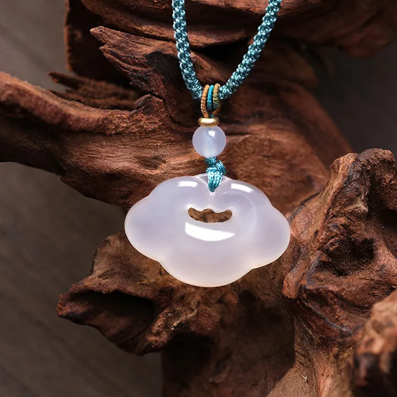 Zhou Jifeng Chalcedony Necklaces Unisex-4