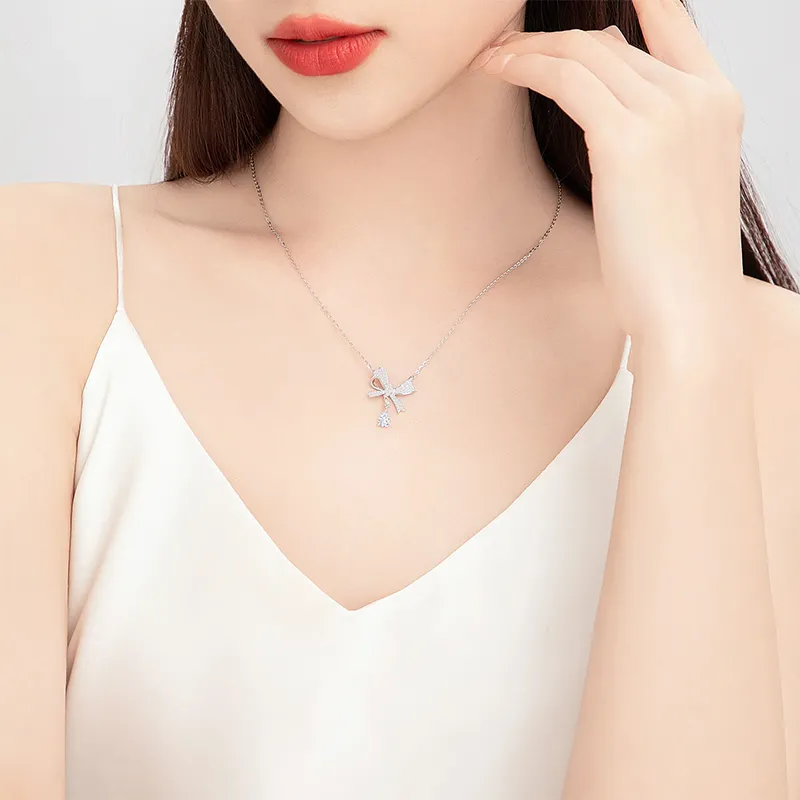 Zhou Jifeng S925 Silver Good Luck Necklace Women's-3