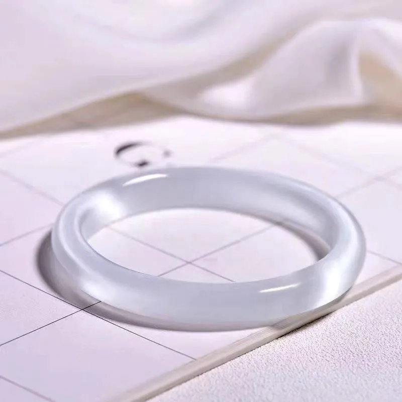 Zhou Jifeng Artificial Glass Cat's Eye Bangles Women's-1