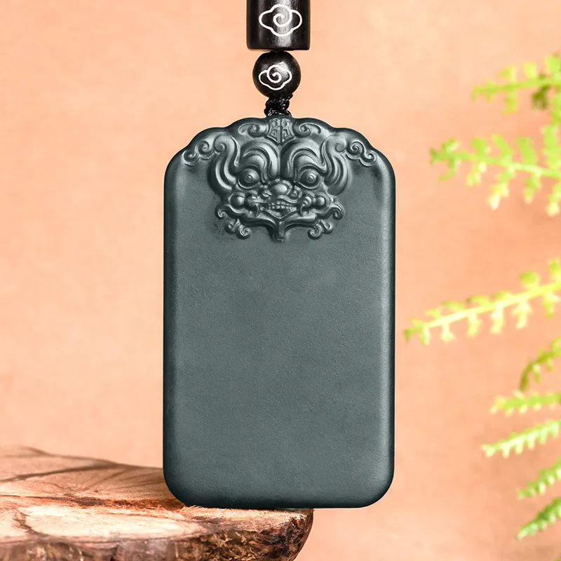 Zhou Jifeng Necklaces Black Jade Women's-2