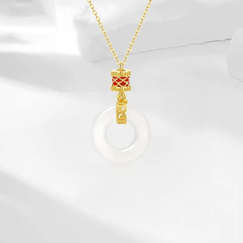 Zhou Jifeng Chalcedony Necklaces Unisex-8