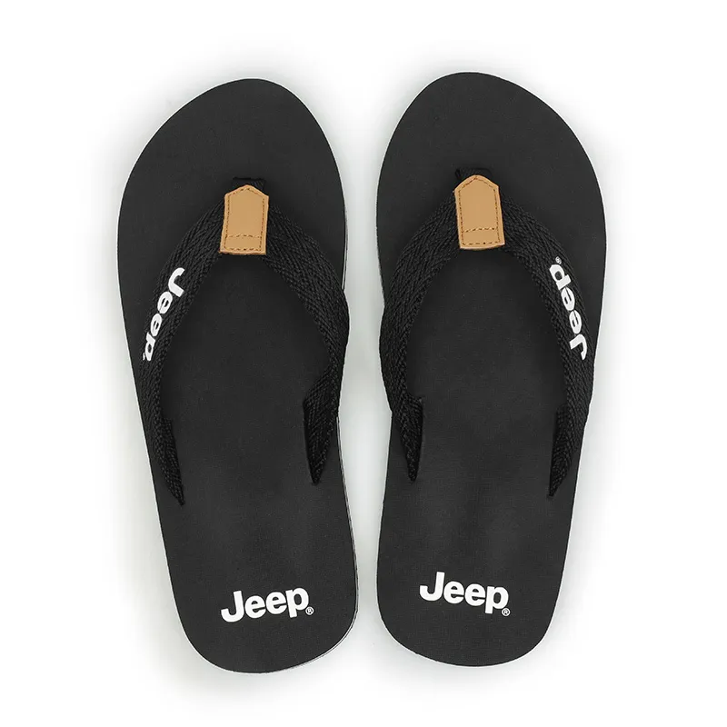Jeep Odor Resistant Abrasion Resistant Slip Resistant Quick Dry Flip Flops Unisex-9
