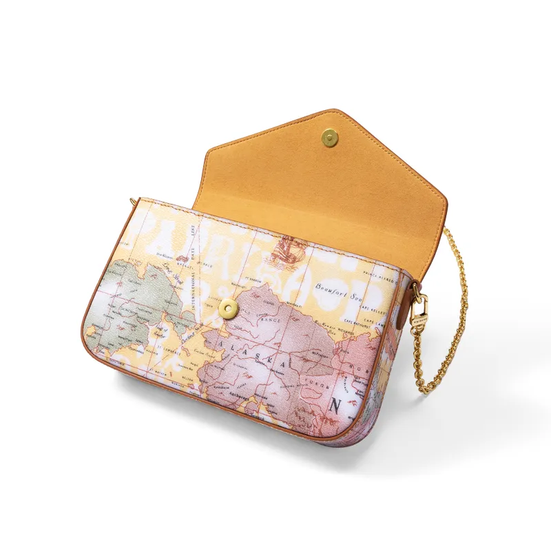 PAPRIKA Cow Leather Shoulder Bag Women's Multicolor-10