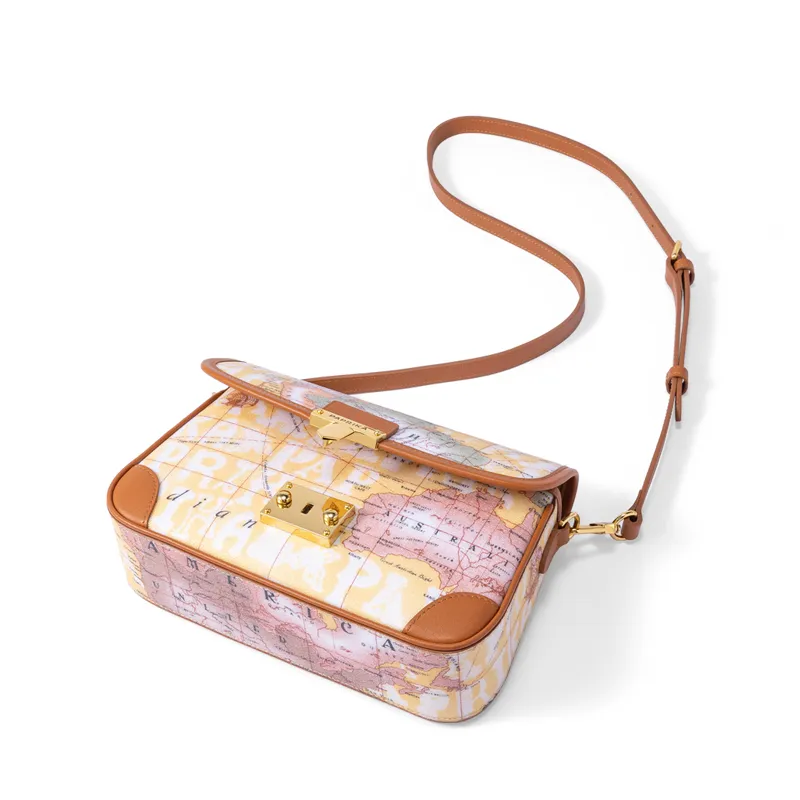 PAPRIKA Cow Leather Baguette Bag Crossbody Bag, Shoulder Bag Regular Women's Multicolor-11