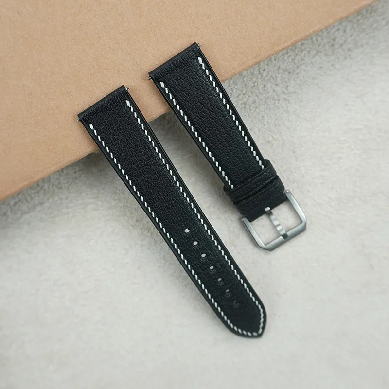 Benchmark Watch Band Omega Compatibility 75/115mm Genuine Leather Material-2