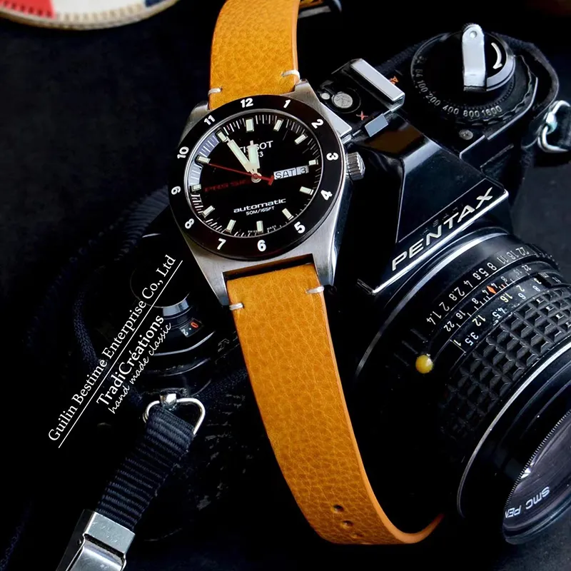 Benchmark Watch Bands Compatible With Omega And Rolex Emperor Rudder 190mm Cowhide Leather Material Unisex-4